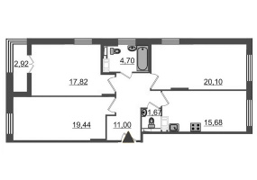 ул. Парфёновская4.11, 3 Комнаты Комнаты,Квартира,Купить,ул. Парфёновская,8,7695